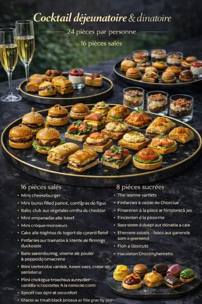 Cocktail déjeunatoire & dînatoire