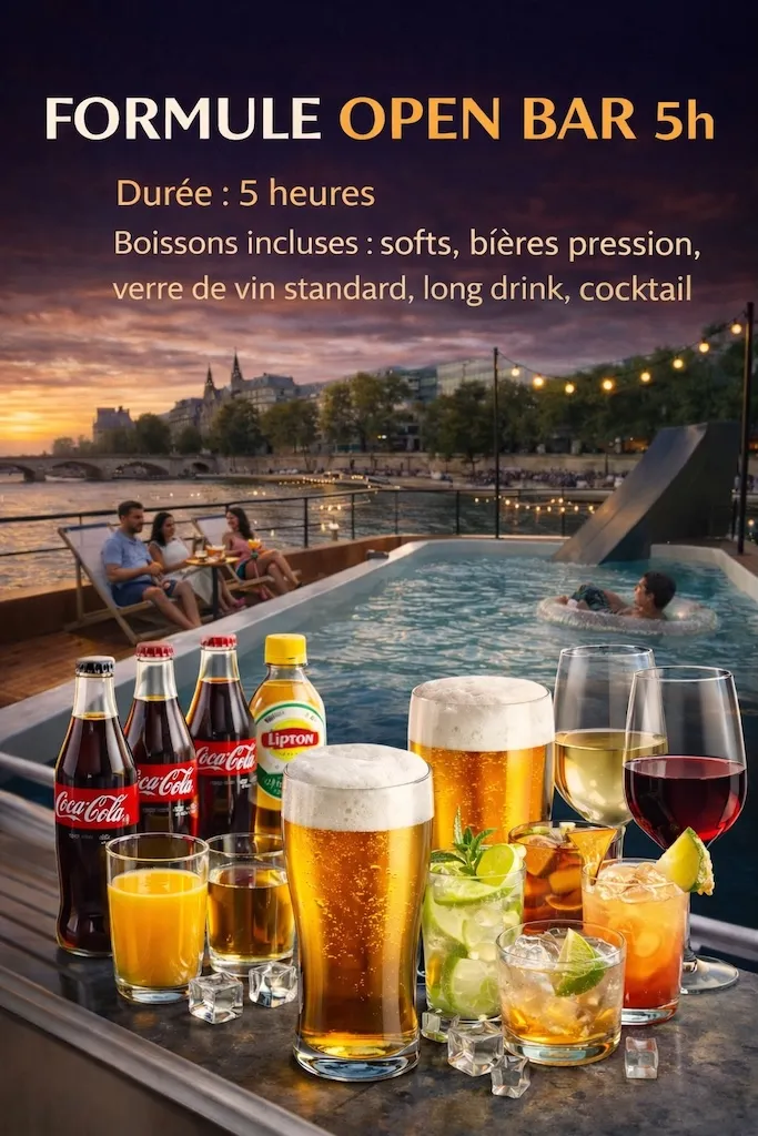 FORMULE OPEN BAR LONGUE(5h)